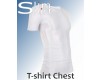 Chest t-shirt mannenborst mannenborsten borstvorming mannen