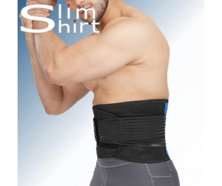 Adjustable breathable back brace for lower back pain