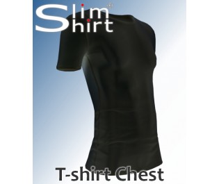 Chest t-shirt pseudo gynecomastia compression shirt vest
