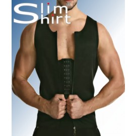 Body Shaper Zipper | Body shaping shirt with a integrated waist belt