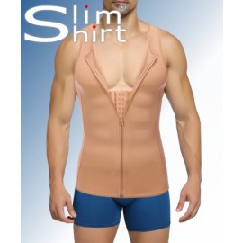 Dual shaping vest | Männer shaper mit integriertem Bauchband