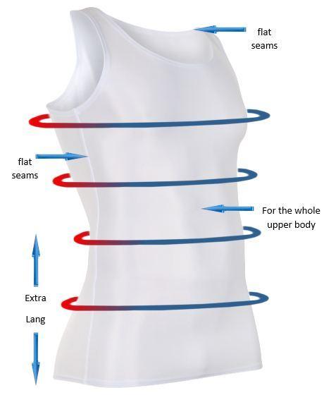 body shaping shapewear compression tank top slimming shirt