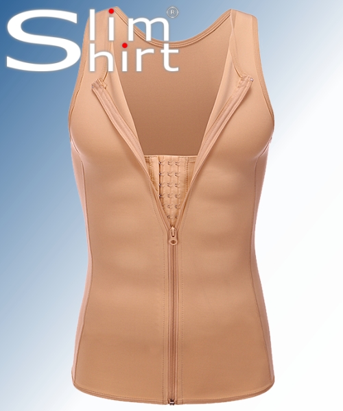 Dual shaper vest Männer shaper mit integriertem Bauchband
